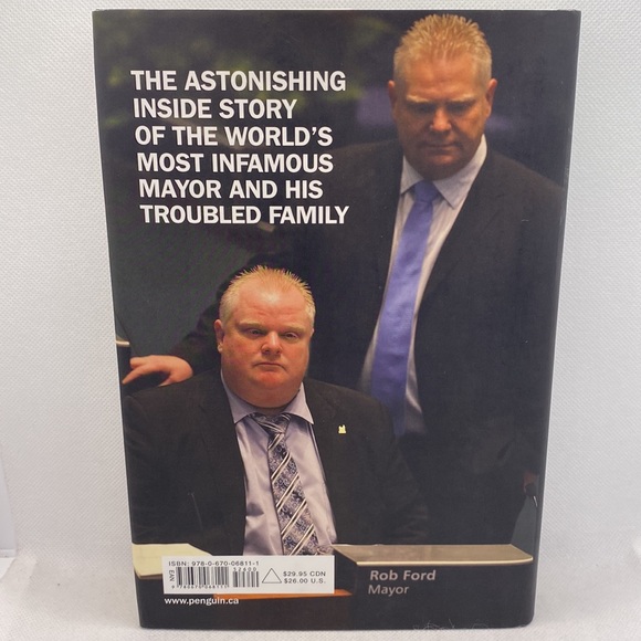 Crazy Town : The Rob Ford Story by Robyn Doolittle Hardcover Book - Picture 3 of 12